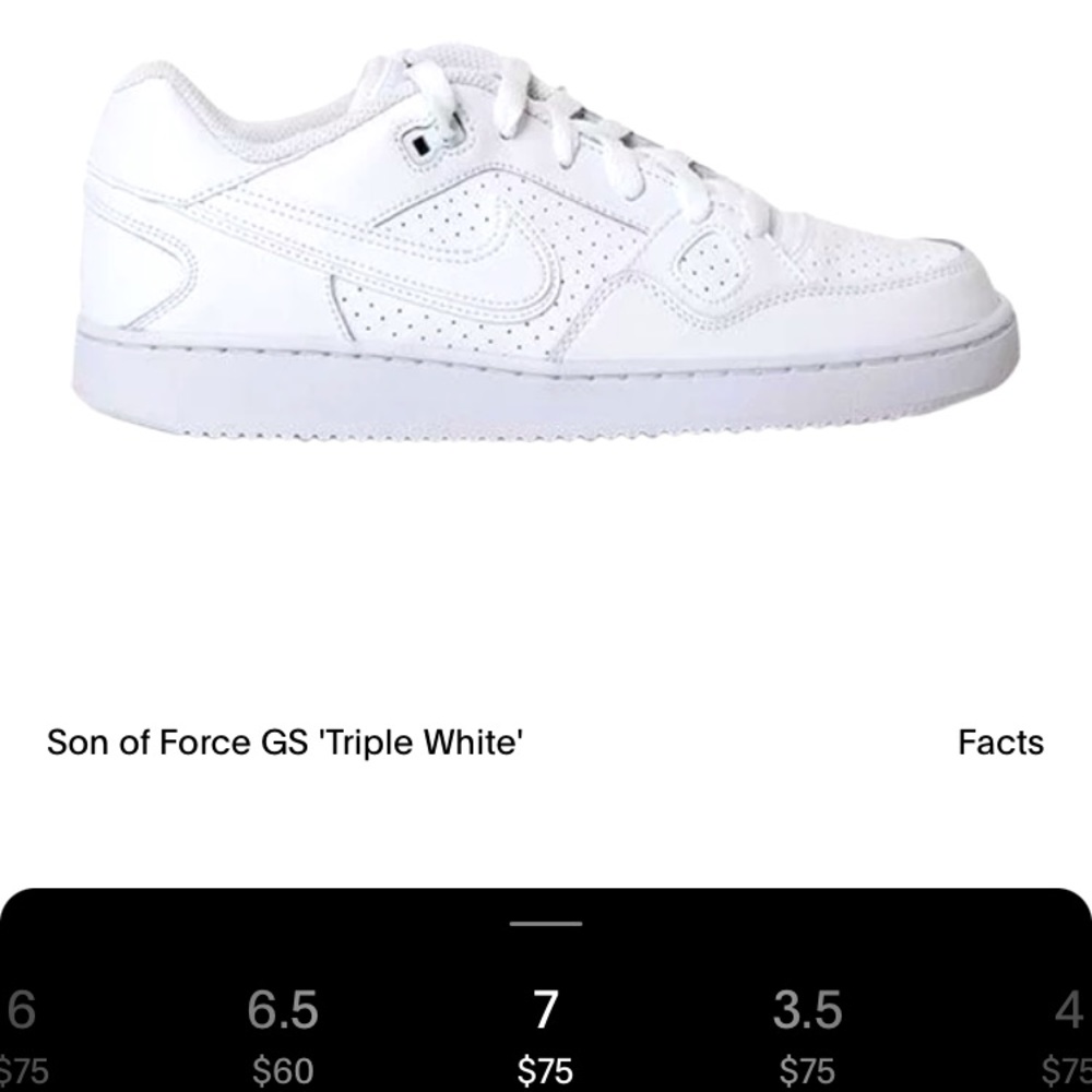 NIKE SON OF FORCE (GS) SHOES